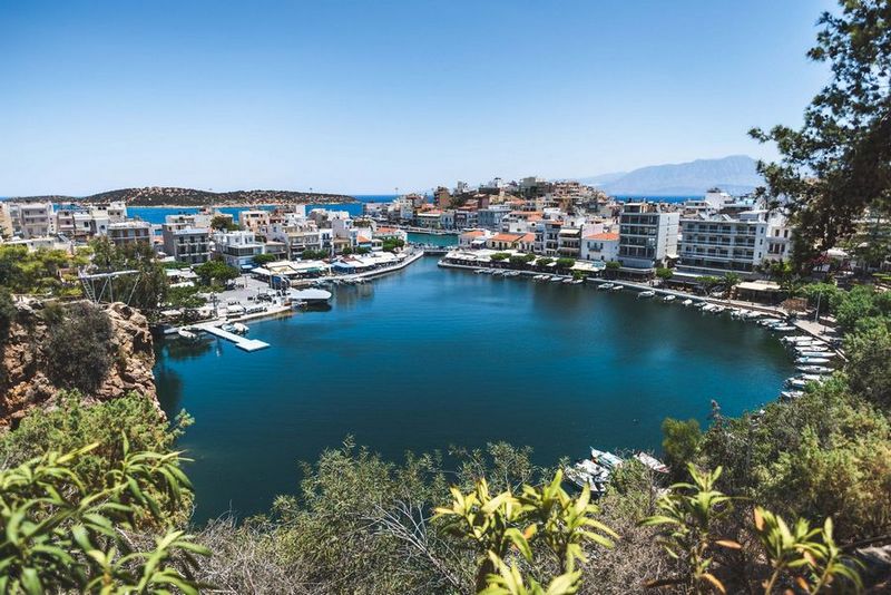 Agios Nikolaos on the coast of Crete