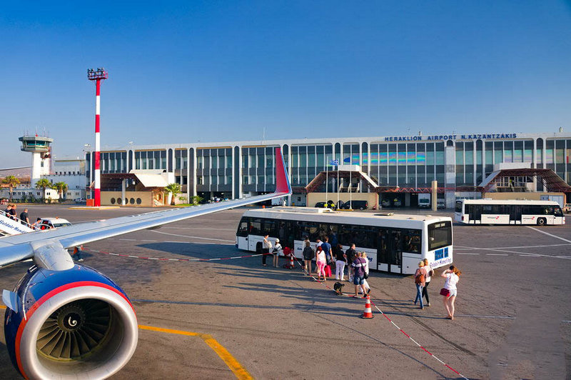 Heraklion International Airport in Crete