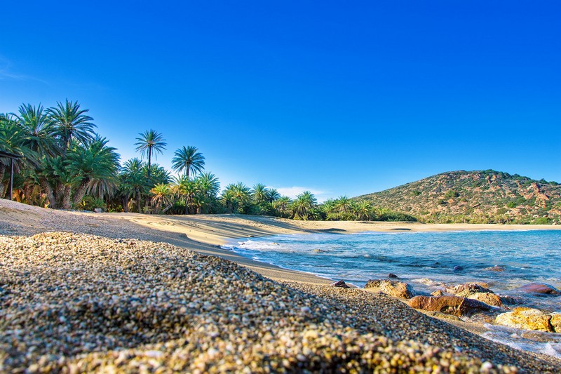 Vai Beach and its palm forest in eastern Crete